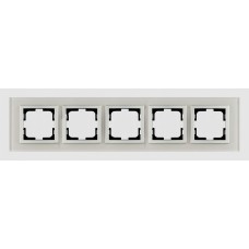 Рамка на 5 постов Mono Electric Style Glass 107-710000-164