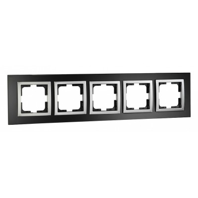Рамка на 5 постов Mono Electric Style Glass 107-720000-164