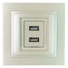 Розетка USB Mono Electric Despina 102-252505-178