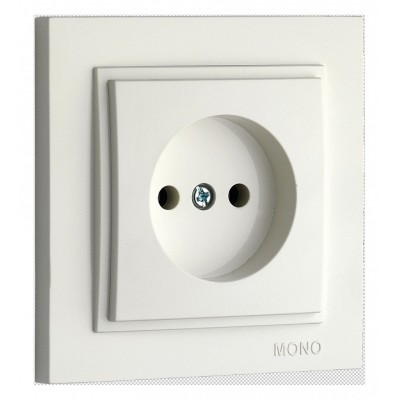 Розетка без заземления Mono Electric Despina 102-190022-116