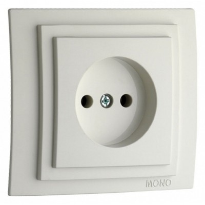 Розетка без заземления, без рамки Mono Electric Despina / Larissa 500-001922-116