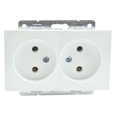 Розетка двойная, без рамки Mono Electric Despina / Larissa 500-000105-121