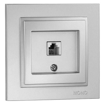 Розетка телефонная RJ-11 Mono Electric Despina 102-212105-124
