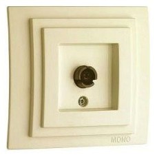 ТВ-розетка Mono Electric Larissa 103-171705-138