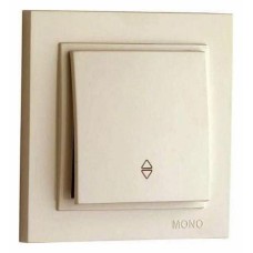 Выключатель проходной одноклавишный Mono Electric Despina 102-170025-109