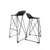 Барный стул Moooi Carbon Low Black with pad