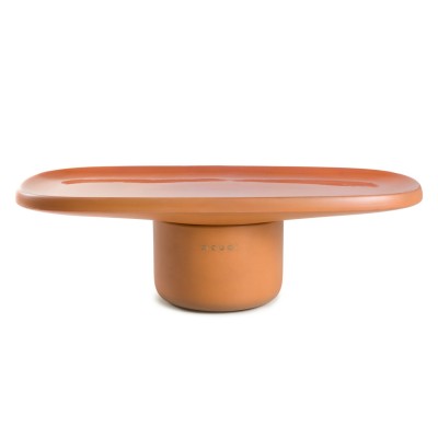 Журнальный стол Moooi Obon Rectangular Low Terracotta