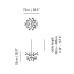 Подвесной светильник Moooi Heracleum III Small nickel