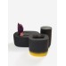 Приставной столик Moustache Touch 2 yellow black