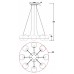Подвесная люстра MyFar Julian MR2291-8P