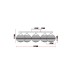 Потолочная люстра MyFar Gloria MR1800-5C