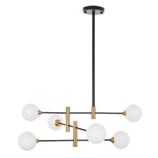 Люстра на штанге MyFar Rita MR1110-6C