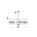 Люстра на штанге MyFar Olivia MR1821-5C