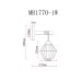 Бра MyFar Bella MR1770-1W