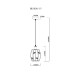 Подвесной светильник MyFar Huston MR1690-1P
