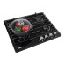 Варочная поверхность NORDFROST HS 6040 B, газовая, 4 конфорки, чёрный