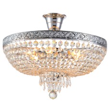 Люстра на штанге Natali Kovaltseva BAROCCO 81404/6C CHROME