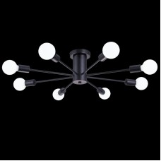 Люстра на штанге Natali Kovaltseva LOFT 75140/8C BLACK