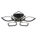 Потолочная люстра Natali Kovaltseva Real LED LAMPS 81200 BLACK