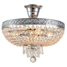 Люстра на штанге Natali Kovaltseva BAROCCO 81404/4C CHROME