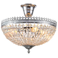 Люстра на штанге Natali Kovaltseva ROCOCO 81406/4C CHROME
