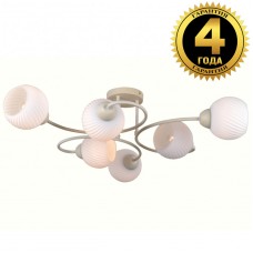 Люстра на штанге Natali Kovaltseva 81400/6C BEIGE GOLD