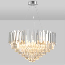 Подвесная люстра Natali Kovaltseva VERTIGO 81440/12C SILVER