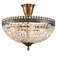 Люстра на штанге Natali Kovaltseva ROCOCO 81406/4C ANTIQUE