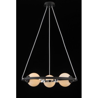 Подвесная люстра Natali Kovaltseva SPHERE 81020-3C SATIN BLACK