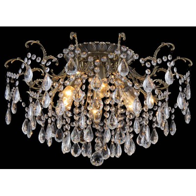 Потолочная люстра Natali Kovaltseva HAPPY DIAMONDS 70023-6C ANTIQUE
