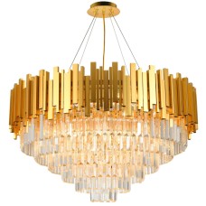 Подвесная люстра Natali Kovaltseva VERTIGO 81440/12C GOLD