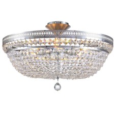 Люстра на штанге Natali Kovaltseva BAROCCO 81405/8C CHROME
