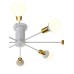 Люстра на штанге Natali Kovaltseva LOFT 75140/8C WHITE GOLD