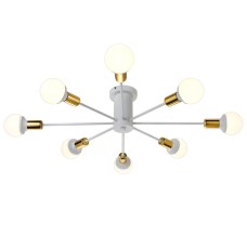 Люстра на штанге Natali Kovaltseva LOFT 75140/8C WHITE GOLD