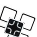 Потолочная люстра Natali Kovaltseva Spektr HIGH-TECH LED LAMPS 82022 BLACK
