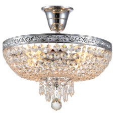 Люстра на штанге Natali Kovaltseva ROCOCO 81407/4C CHROME