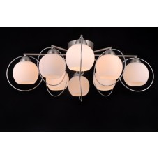 Потолочная люстра Natali Kovaltseva SPHERE II 81051-8C SATIN NICKEL