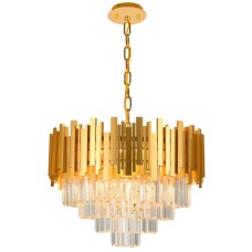 Подвесная люстра Natali Kovaltseva VERTIGO 81440/8C GOLD