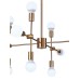 Люстра на штанге Natali Kovaltseva LOFT LUX 75130/8C GOLD