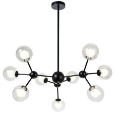 Люстра на штанге Natali Kovaltseva VENTI 81422/8C BLACK