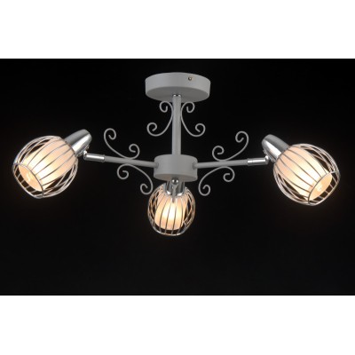 Люстра на штанге Natali Kovaltseva OSLO 81041-3C STAIN GRAY
