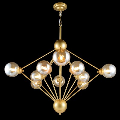 Подвесная люстра Natali Kovaltseva STUTTGART 91006/10C GOLD