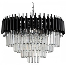 Подвесная люстра Natali Kovaltseva Darian DARIAN 76017/10C CHROME BLACK