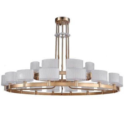 Подвесная люстра Newport 4338+16/C gold М0062174