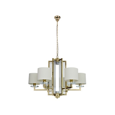 Подвесная люстра Newport 35406+1/C gold без абажуров М0069057