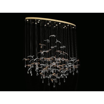 Потолочная люстра Newport Verona 8220/140 С oval gold polished М0070751