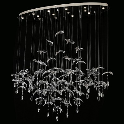 Подвесная люстра Newport VERONA 8220/140 С oval chrome