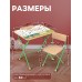 Детский набор мебели «С азбукой-2», складной, 3-7 лет