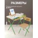 Комплект мебели «Азбука-2», складной стол и стул, для детей 3-7 лет