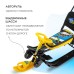 Снегокат с колёсами «Тимка спорт 6» Winter sport, ТС6/WS, с родительской ручкой, со спинкой и ремнём безопасности